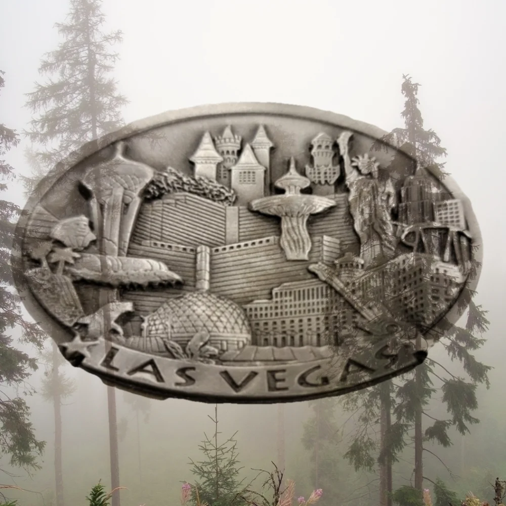 LAS Vegas belt buckle